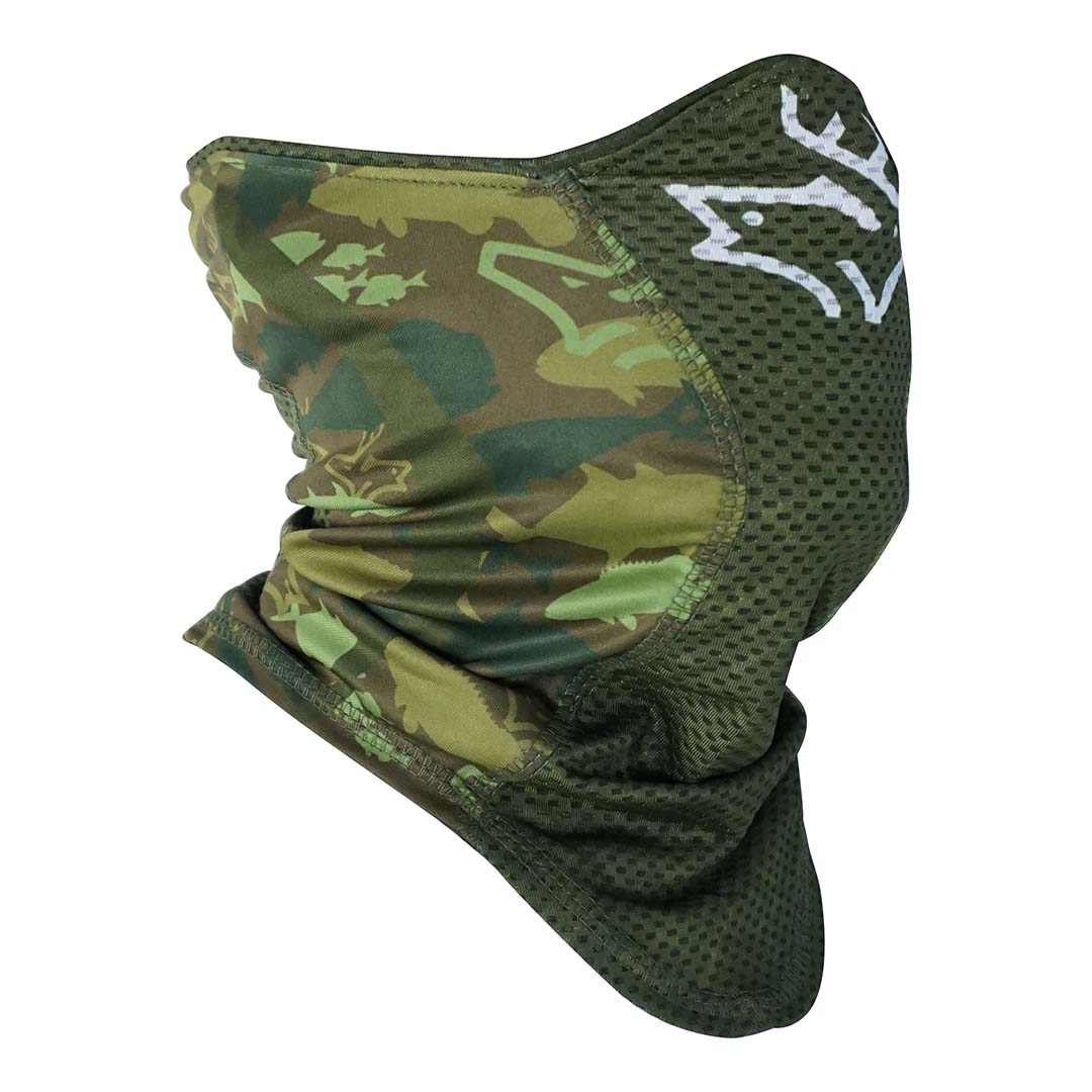 FACE SHIELD GREEN CAMO Hafaspot