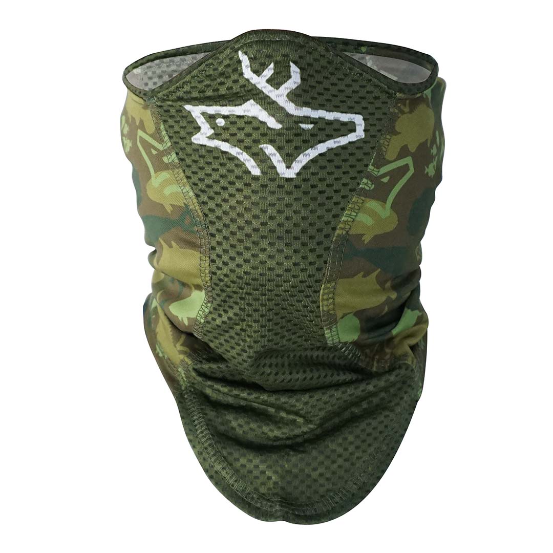 FACE SHIELD GREEN CAMO Hafaspot